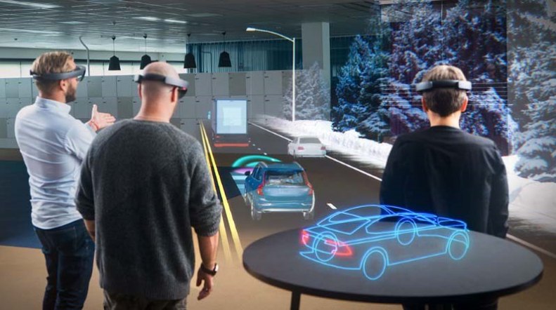 Objects modelled in a mixed reality environment