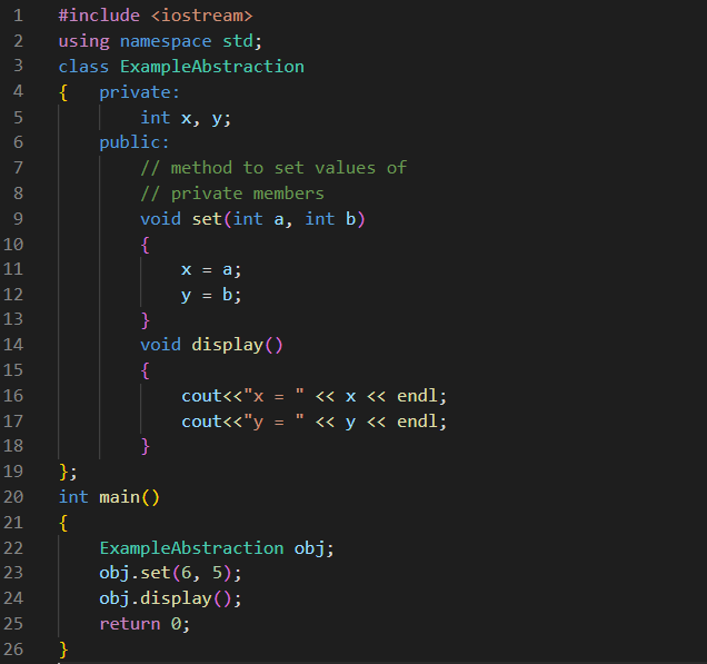 Abstraction Example